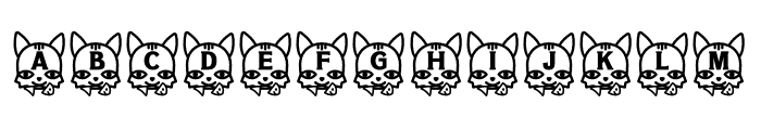 NN Cat3 Font UPPERCASE