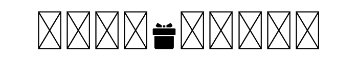 NN Chirstmas Gift Font OTHER CHARS