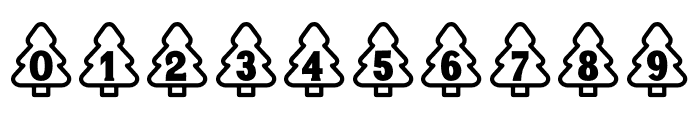 NN Christmas Tree3 Font OTHER CHARS