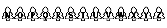 NN Christmas Tree3 Font LOWERCASE