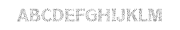 NN Dot Font UPPERCASE