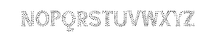 NN Dot Font UPPERCASE