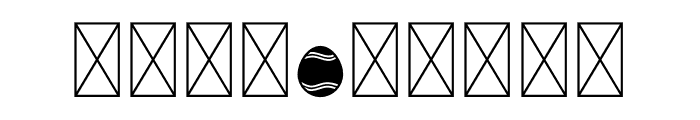 NN Easter Egg Fancy Font OTHER CHARS