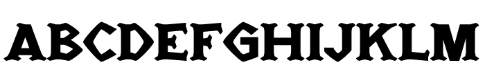 NN Fall Serif Font UPPERCASE
