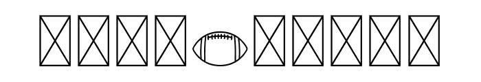 NN Football Font OTHER CHARS