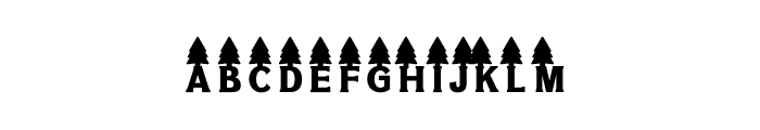 NN Forest Font LOWERCASE