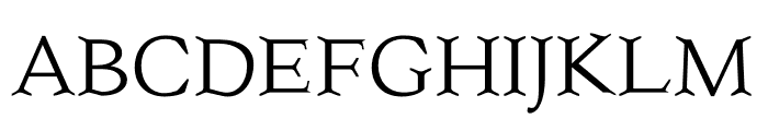 NN Garden Serif Font UPPERCASE