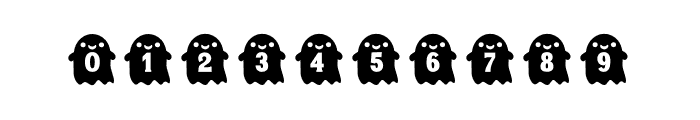 NN Halloween Ghost Font OTHER CHARS