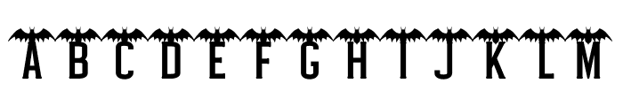 NN Halloween Vampire Font UPPERCASE