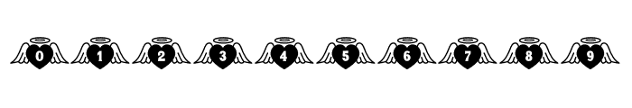 NN Heart Angel Font OTHER CHARS