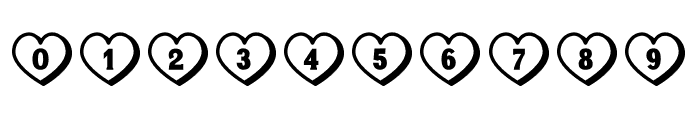 NN Heart3 Font OTHER CHARS