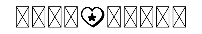 NN Heart3 Font OTHER CHARS