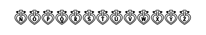 NN Love Potion Font UPPERCASE
