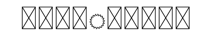 NN Monogram Wreath2 Font OTHER CHARS