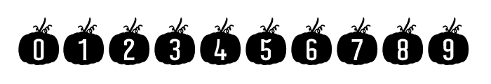 NN Pumpkin Display Font OTHER CHARS