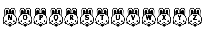 NN Rabbit3 Font UPPERCASE