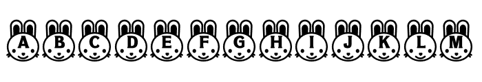 NN Rabbit3 Font LOWERCASE
