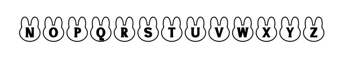 NN Rabbit Font UPPERCASE