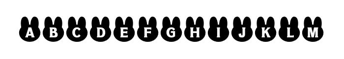 NN Rabbit Font LOWERCASE