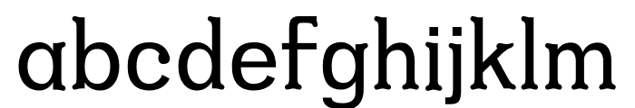 NN Rainbow Serif Font LOWERCASE