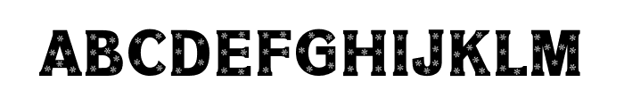 NN Snowflake Font LOWERCASE