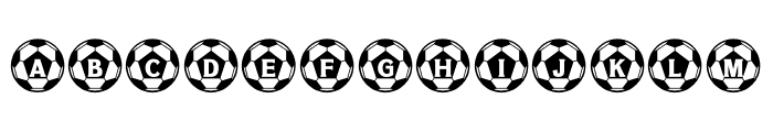 NN Soccer Font LOWERCASE