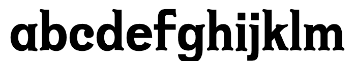 NN Spooky Serif Font LOWERCASE