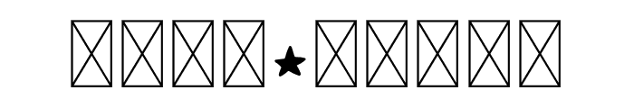 NN Star Font OTHER CHARS