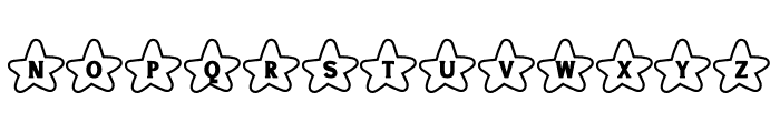 NN Star2 Font UPPERCASE