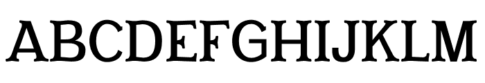 NN Summer Serif Font UPPERCASE