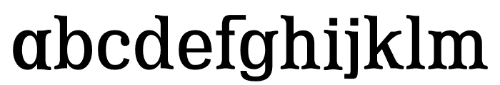NN Summer Serif Font LOWERCASE