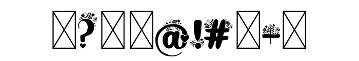 NN-SweetheartBlooms Bold Font OTHER CHARS