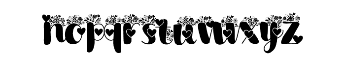 NN-SweetheartBlooms Bold Font LOWERCASE