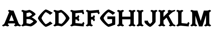 NN Tribal Serif Font UPPERCASE