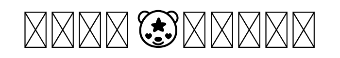 NN Valentine Bear Font OTHER CHARS