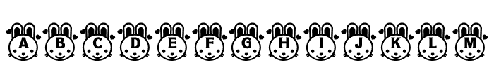 NN Valentine Rabbit Font UPPERCASE