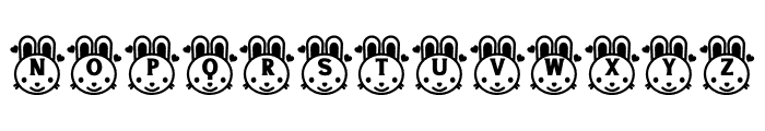 NN Valentine Rabbit Font UPPERCASE
