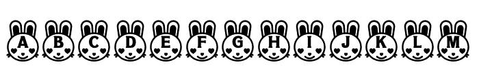 NN Valentine Rabbit Font LOWERCASE