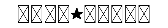 NN Vintage Star Font OTHER CHARS