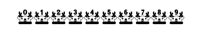 NN Xmas Reindeer Font OTHER CHARS