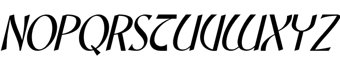 NOOXER Italic Font UPPERCASE