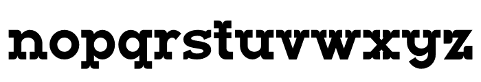 NORTH DUSTIC Font LOWERCASE