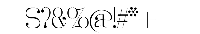 NOSTALGI-Regular Font OTHER CHARS