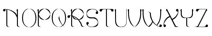 NOSTALGI-Regular Font UPPERCASE