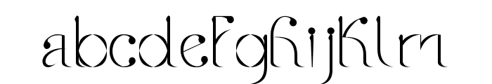 NOSTALGI-Regular Font LOWERCASE