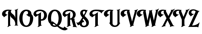 NS Lasttown Serif  Font UPPERCASE