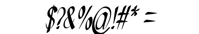 NYOEHOKA-Italic Font OTHER CHARS