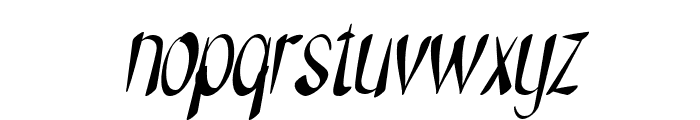 NYOEHOKA-Italic Font LOWERCASE