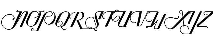Nadyya-Bold Font UPPERCASE