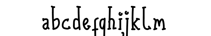 Nafisah Font LOWERCASE
